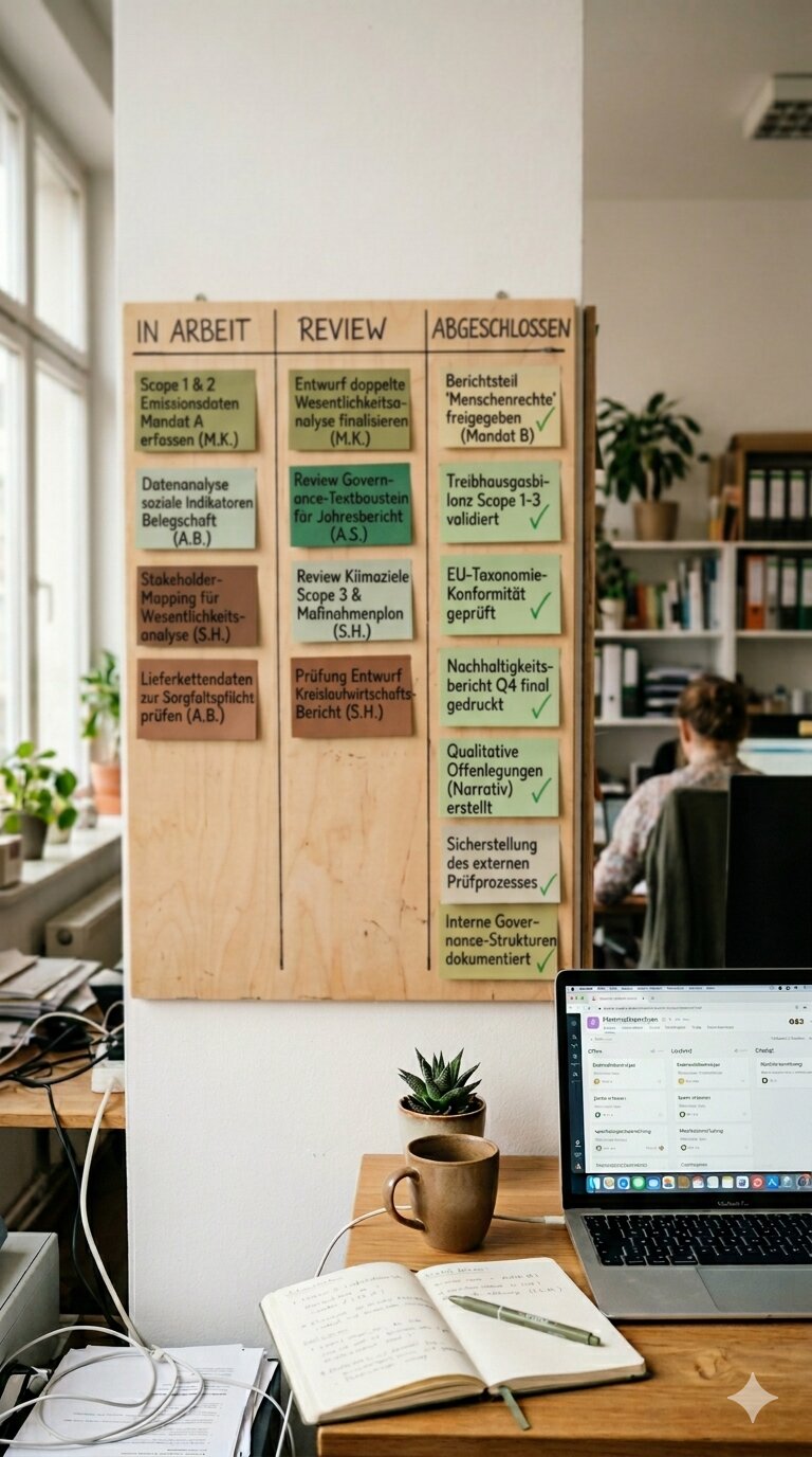 About Us – Umsetzung Nachhaltigkeitsberatung im Mittelstand: operative Umsetzung und Prozessaufbau